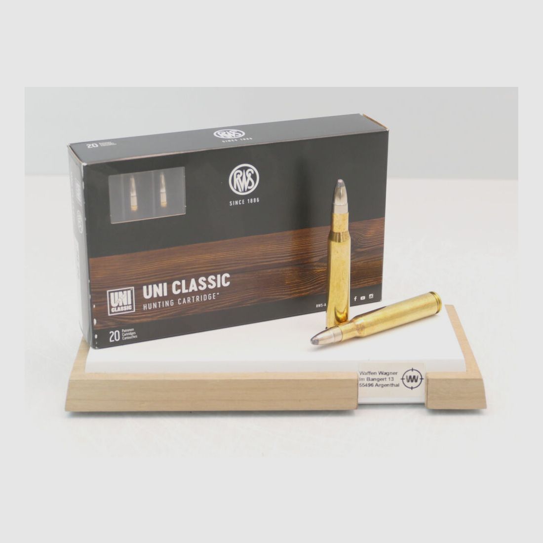 RWS Uni Classic 11,7g/180grs á20 .300Win. Mag, image 1 sur 2