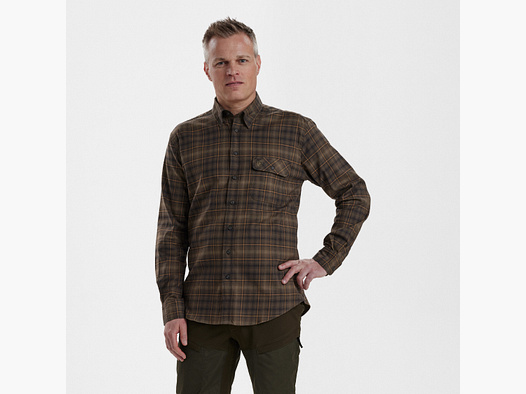 Eric Shirt - Green Check - Men's Size: 37/38