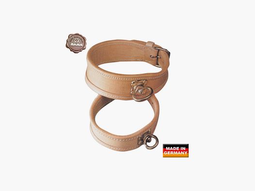 AKAH welding collar made of fahl leather