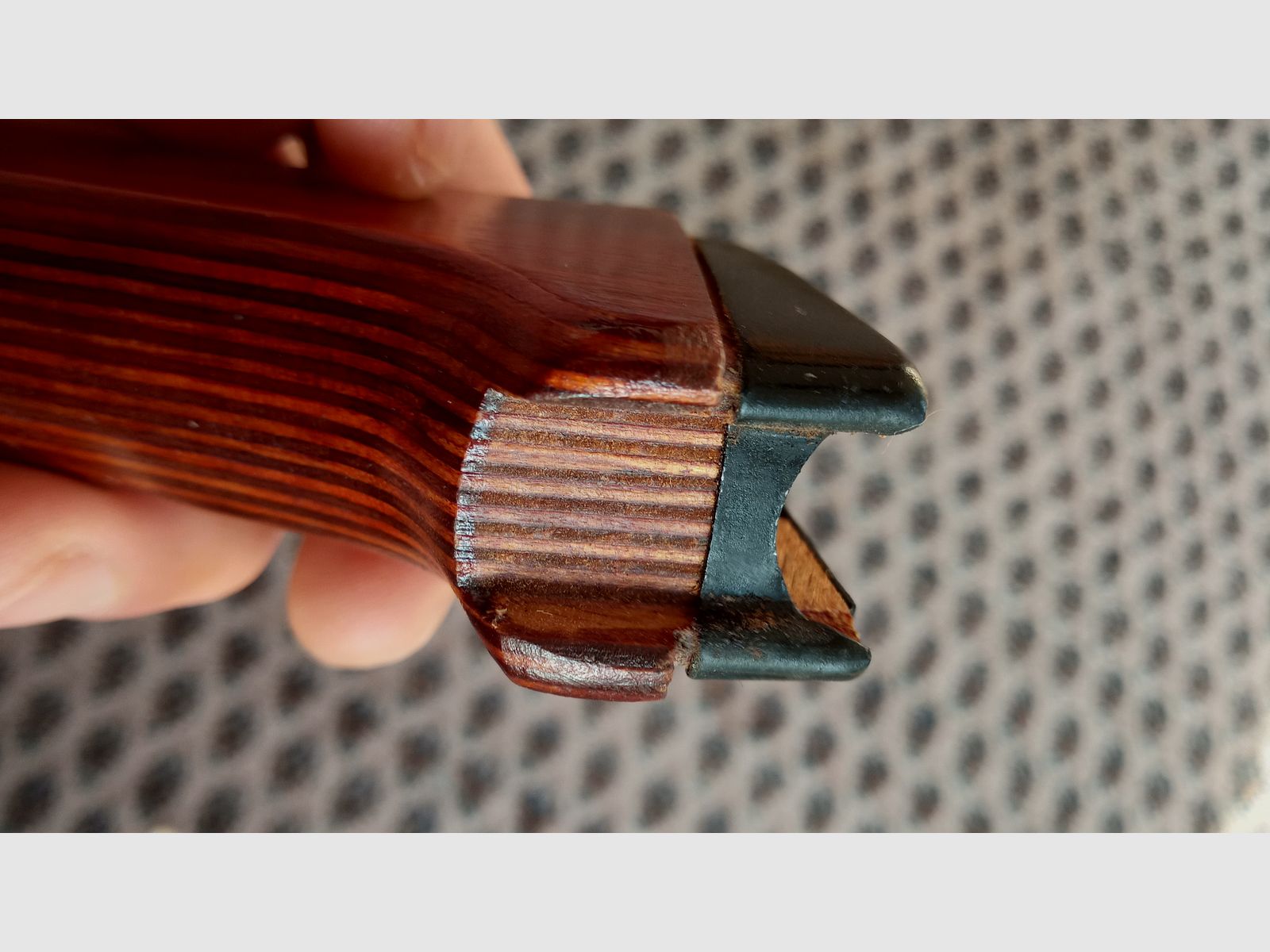 Original empuñadura de pistola de madera contrachapada AK74 rusa / también se adapta a AKM // Empuñadura de laminado / Yunker