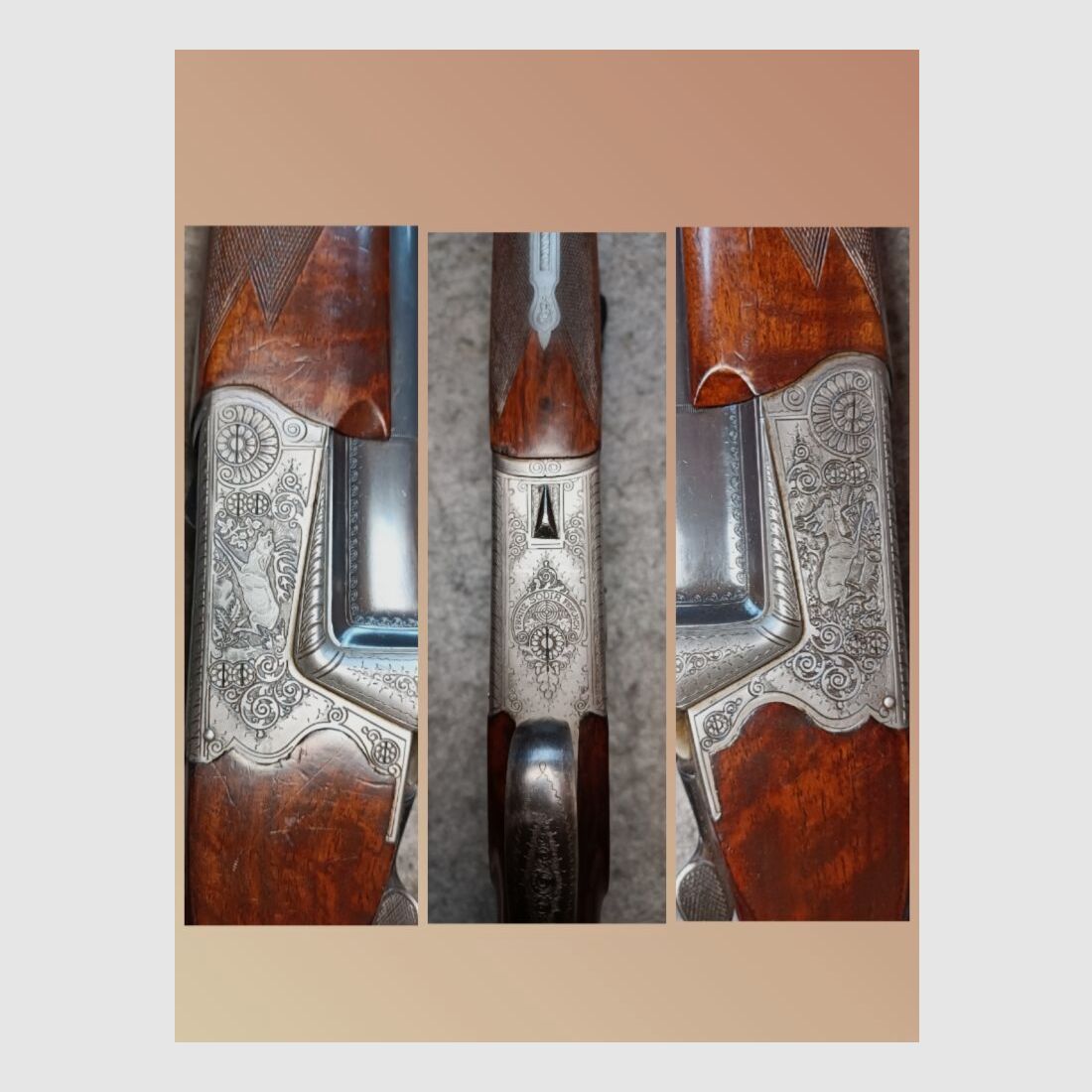 Franz Sodia Ferlach fusil superposé avec canon inséré K&S + ZF Doctor 2,5-10x48