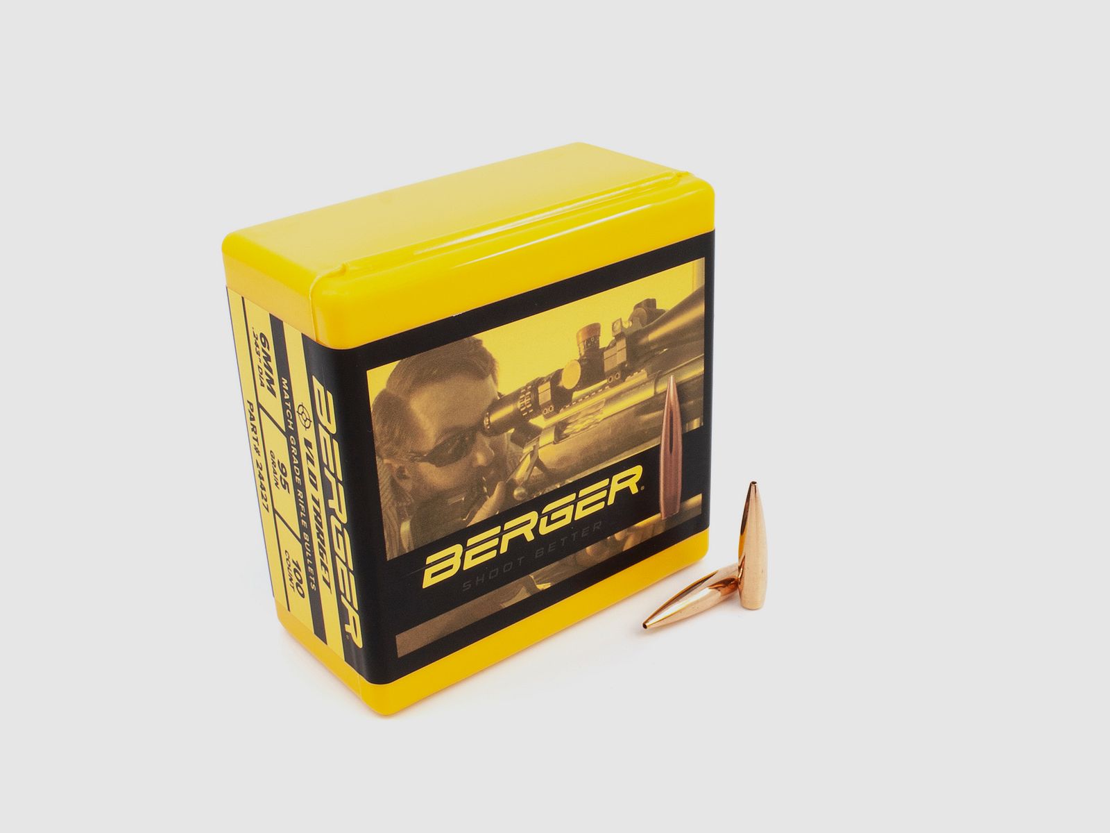 Berger Bullet 6mm/.243 VLD Target 95GR 100 Pieces