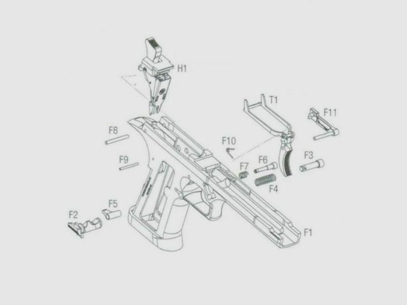 Hahnstangenstift F8 DE