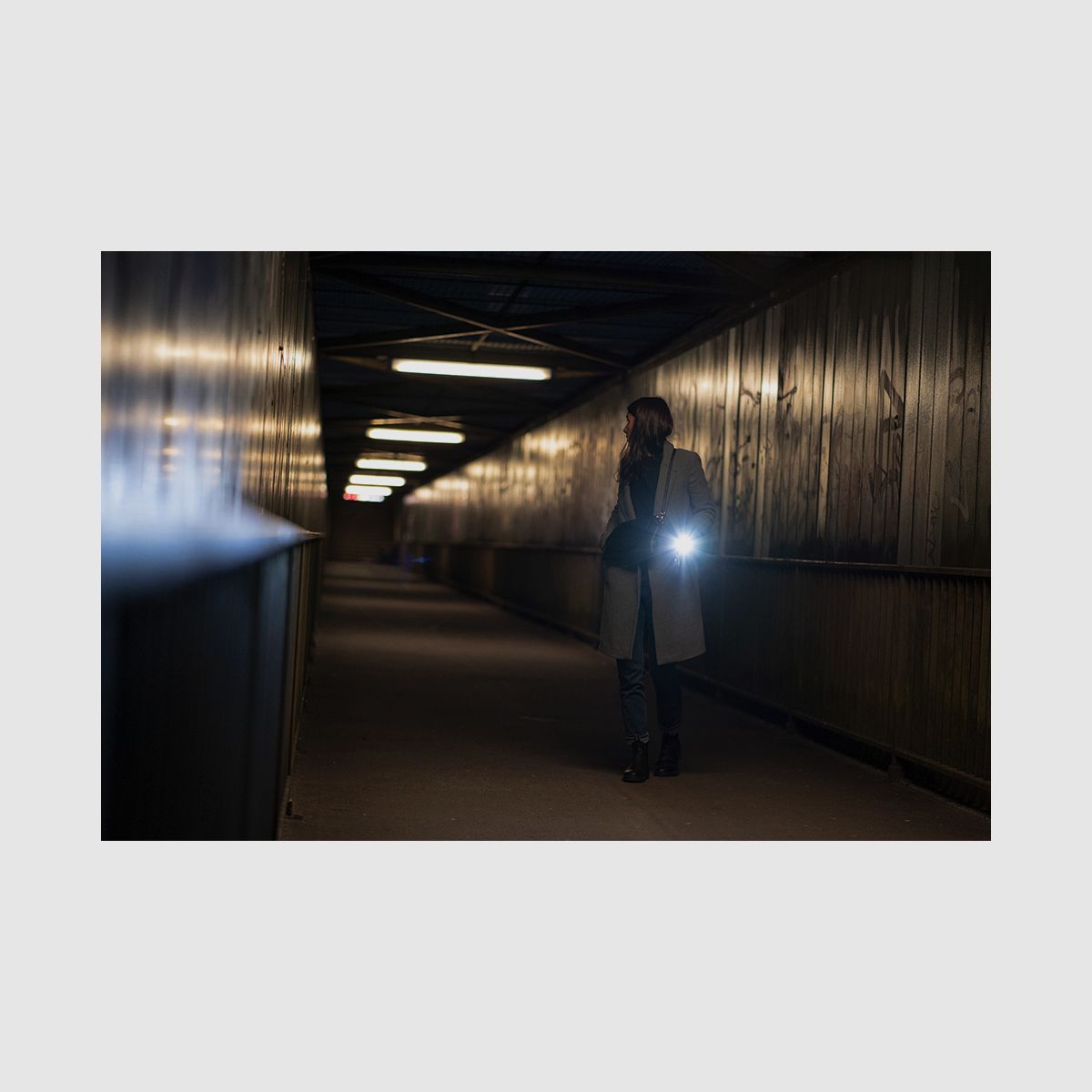 LEDLENSER Schlüsselanhänger K6R Safety Grau