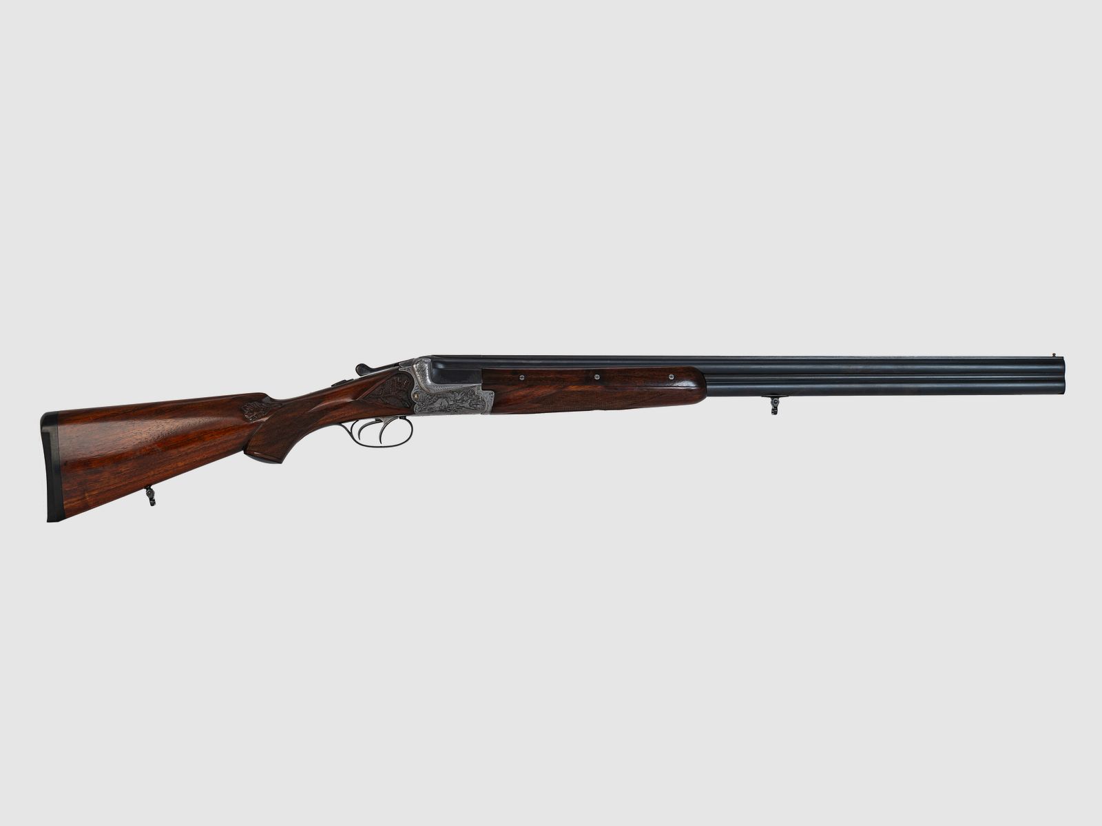 Merkel Mod. 201 E  , Gravur Fuchs/Ente - Hund/Ende, 1/2-1/1 Choke, 12/70