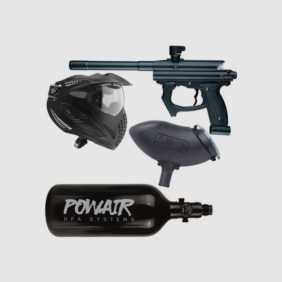 New Legion Riot2 Paintball Markierer Sparpaket / Komplettset