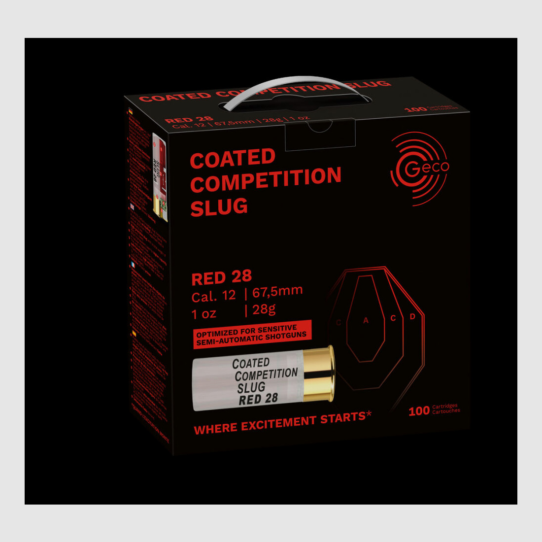 Geco 28g Competition Slug 100STK