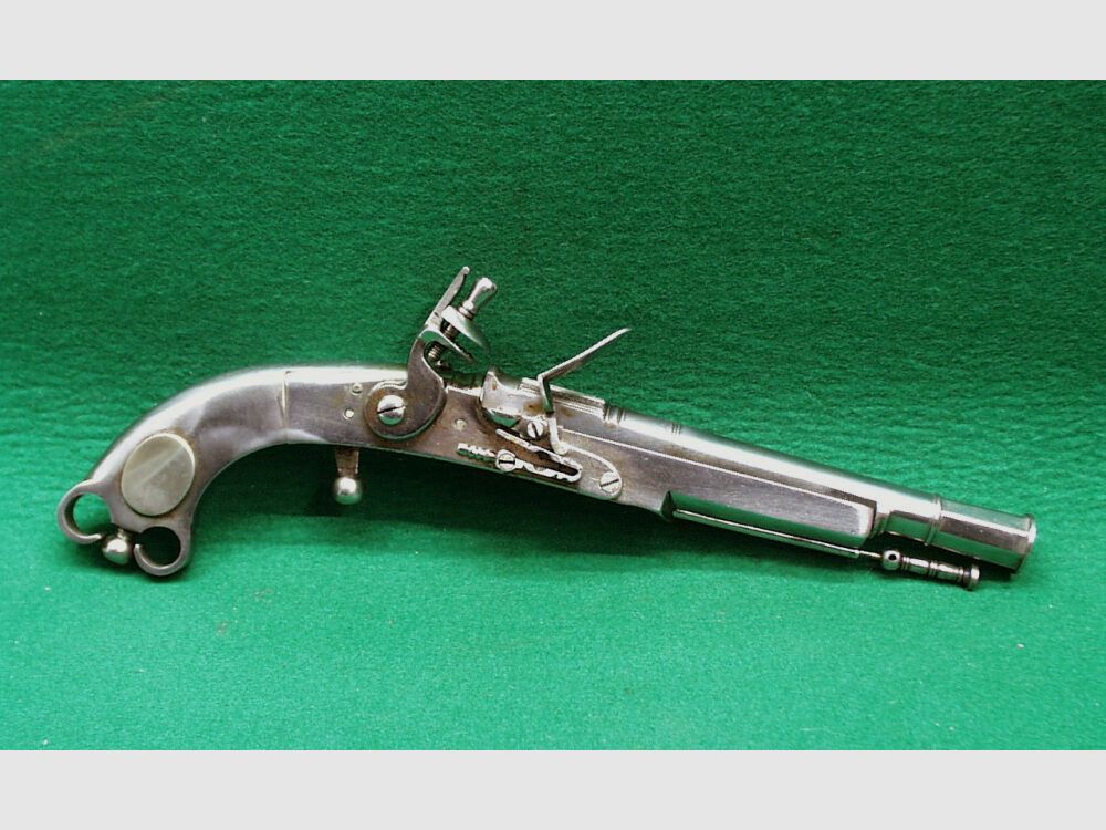 Décoratif - Pistolet à silex écossais tout en métal - Pistolet