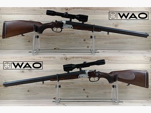 Sauer & Sohn Mod. 3000 Luxus Drilling, Cal.: 7x57R; 16/70 *con ottica*