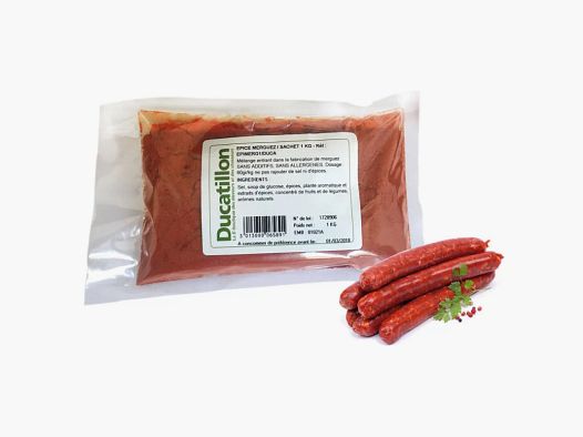 Merguez-Gewürze Beutel mit 1 kg