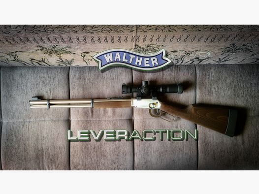 Walther Lever Action Steel Finish, mit Tasche