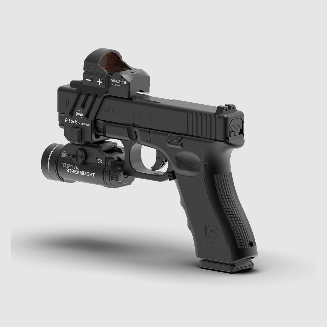 MAK P-Lock Reflexvisier-Montage für Pistolen, Bild 4 von 6