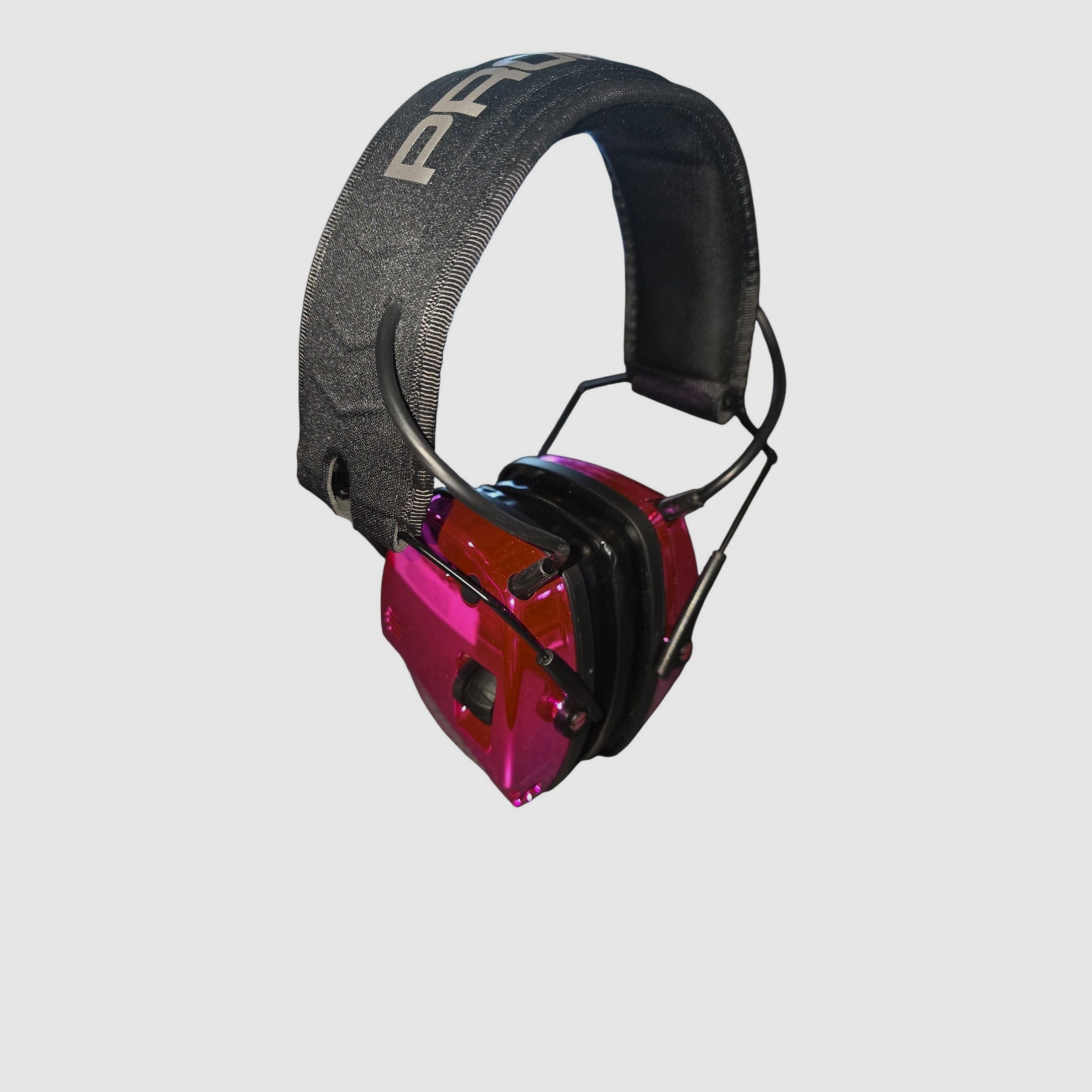 ProHear gehoorbeschermende oorkappen 27 dB, hoge kwaliteit, gelkussens, glanzend roze, Bluetooth, afbeelding 1 van 2