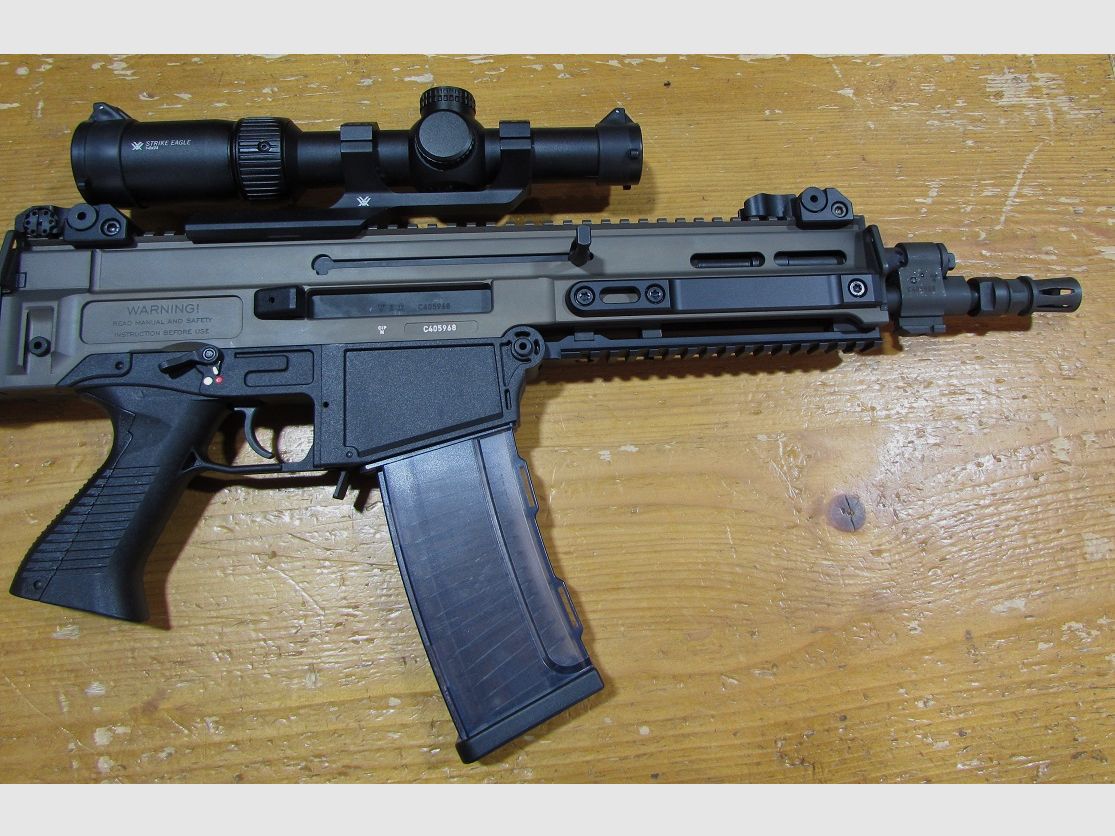 Carabine CZ Bren 805 S1 calibre 223 remington canon 10,5 pouces lunette vortex 1-6×24 super etat, image 3 sur 6