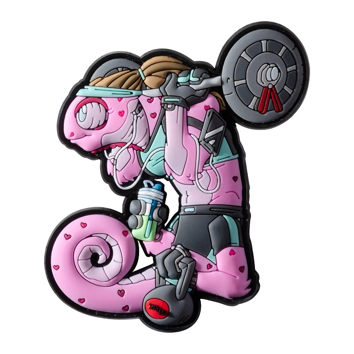 Emblem Chameleon Fit Girl – Rosa, Bild 1 von 2
