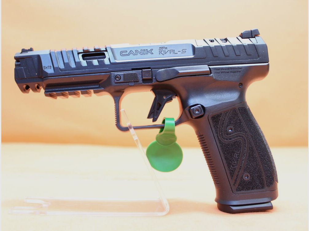 CANIK Ha. Pistolet 9mm Luger CANIK TP9 SFx RIVAL-S Czarny 127mm lufa, zamek Optic-Ready do celownika Red Dot