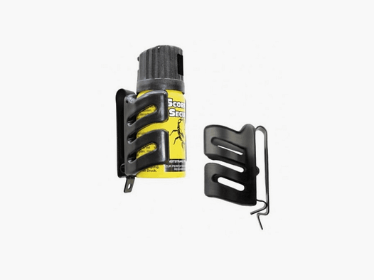 Holster z tworzywa ESP z klipsem do sprayów obronnych 40 ml