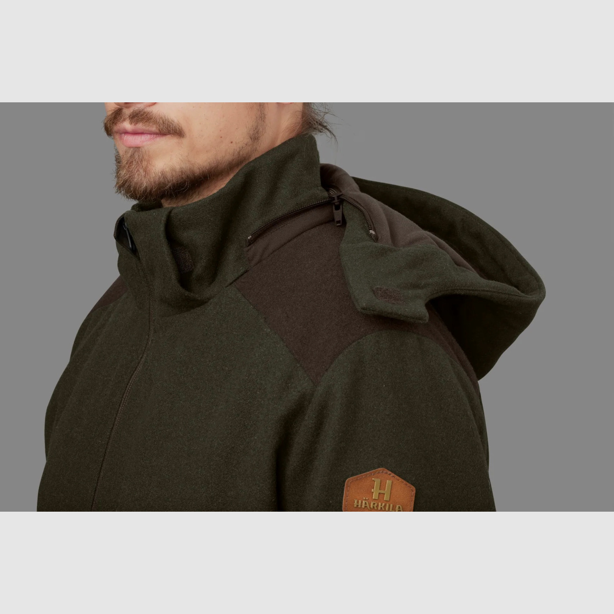 HÄRKILA Metso Winter Jacke Willow Green/ Shadow Braun