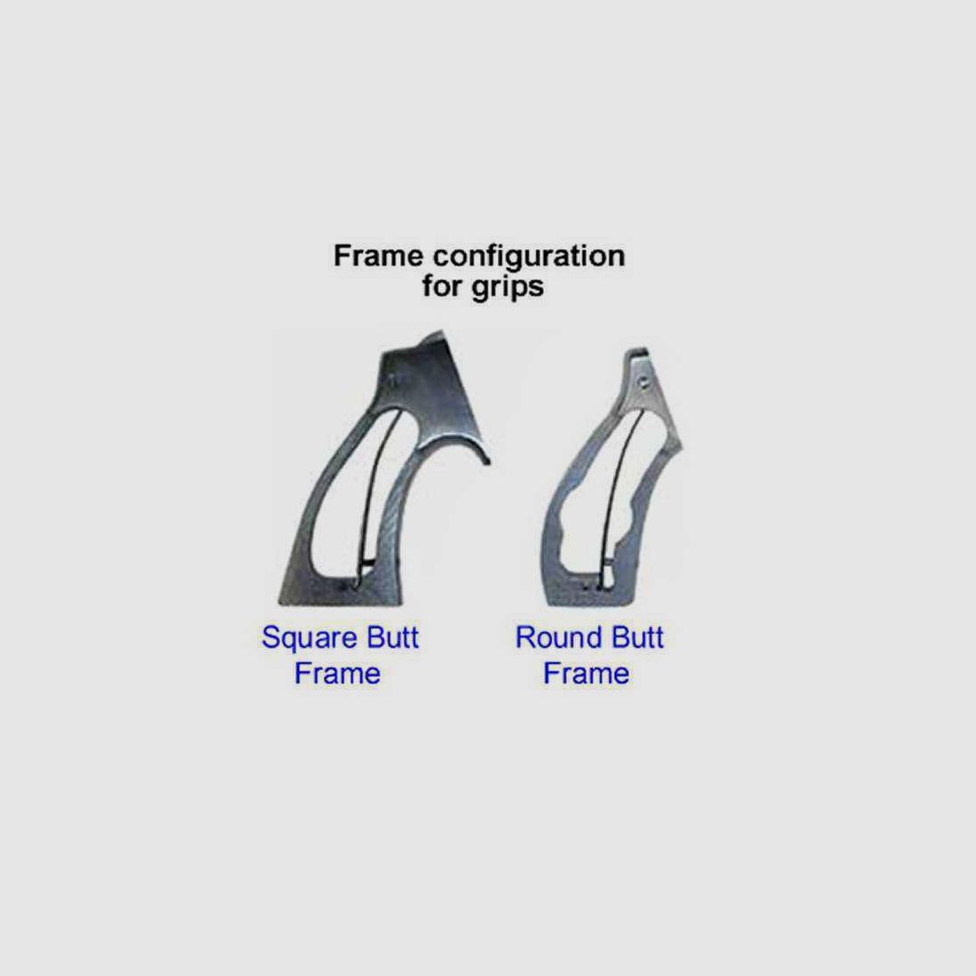 HOGUE VOOR S&W “N” DA RONDE NAAR VIERKANTE FRAME GREEP, afbeelding 3 van 3