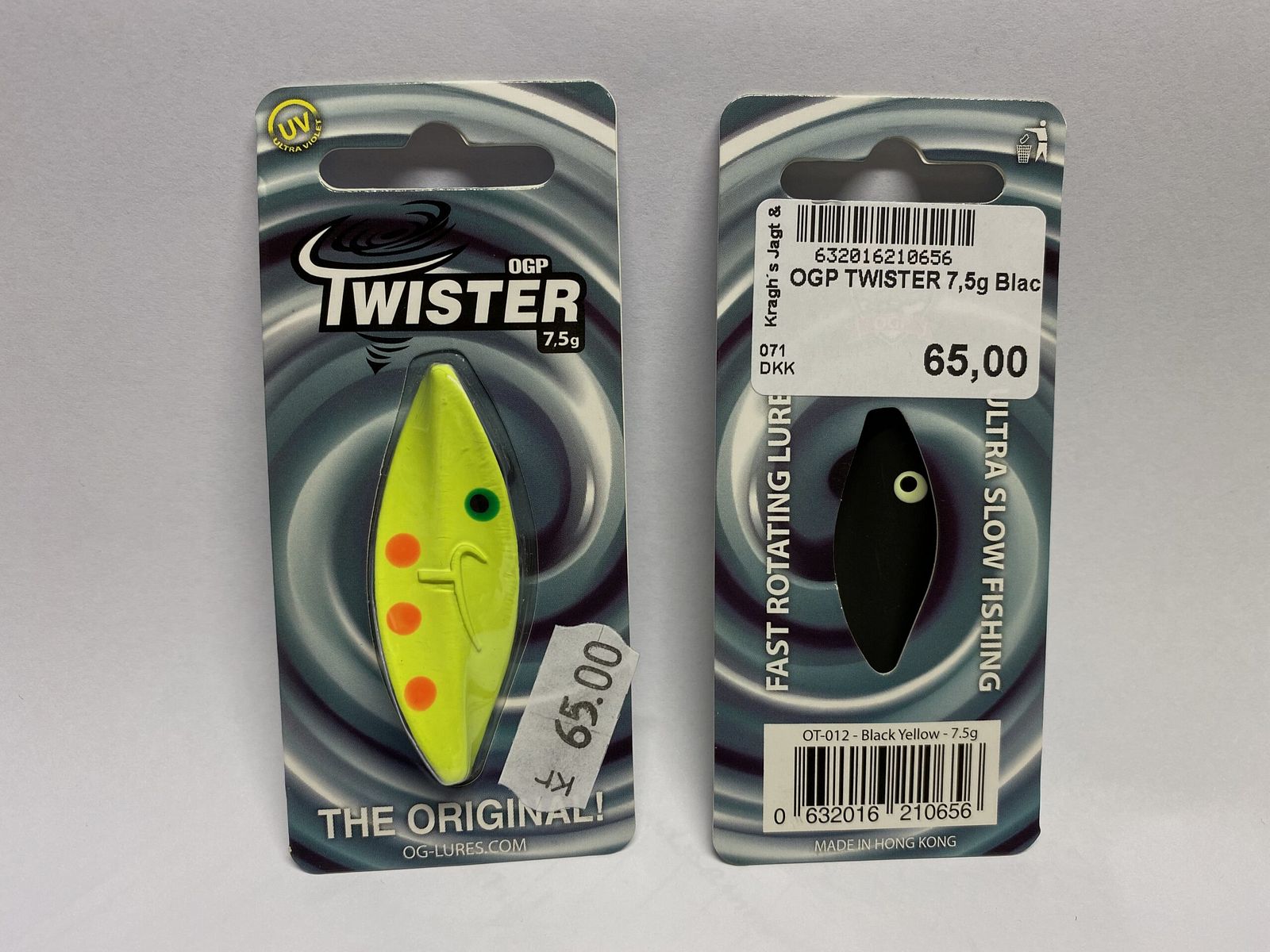 OGP TWISTER 7,5g – Black Yellow