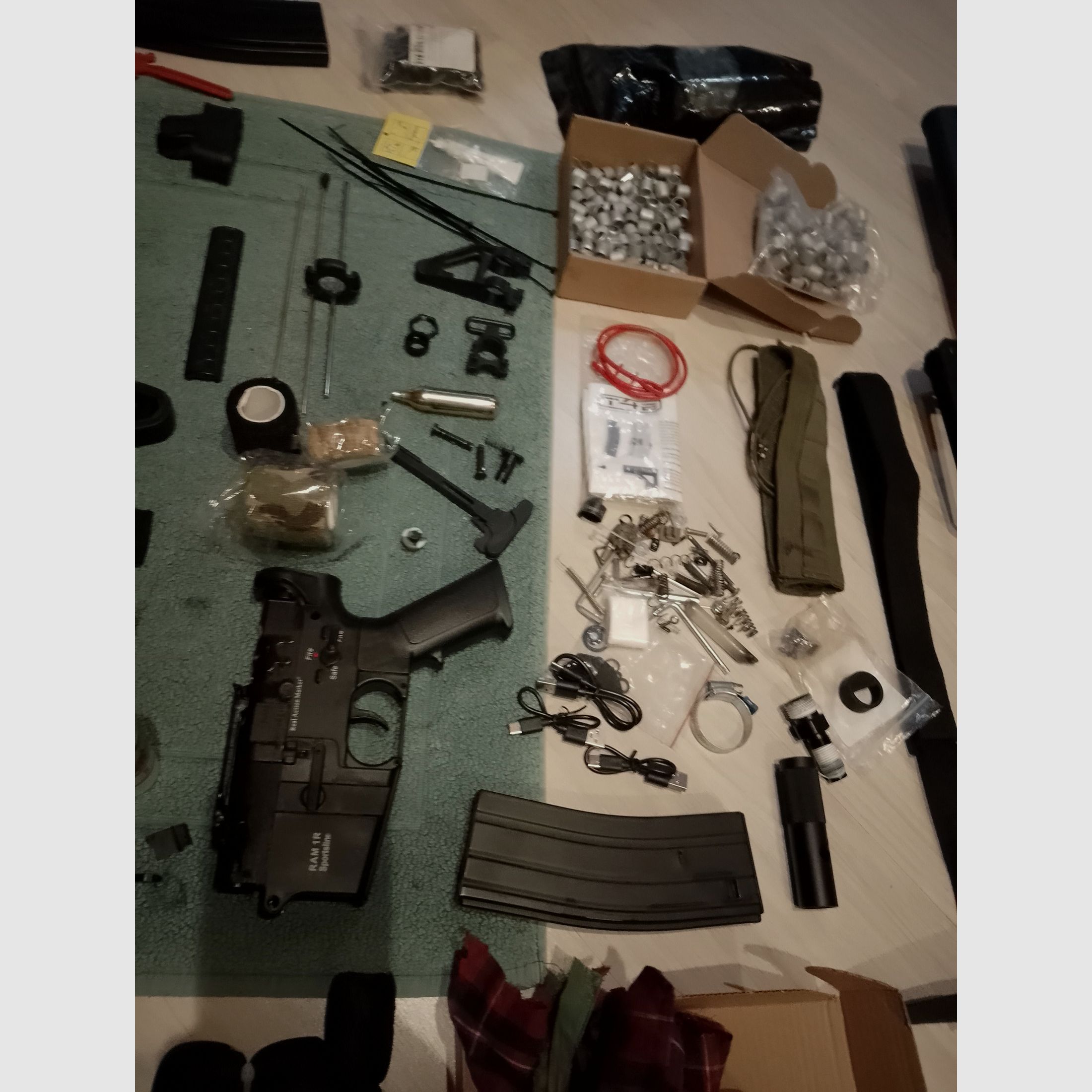 Letzte Chance! 2  .43 RAM Makierer Sturmgewehr 1R Gewehr Umarex CO2 Druckluft Set Sammlung Bastler Tausch inzahlungsnahme PCP Luftgewehr Pressluft Home Defense Festpreis 
