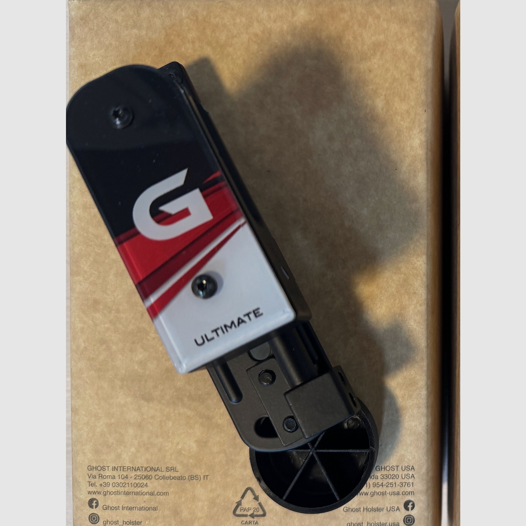 Ghost Ultimate Evo CZ Shadow2 Holster for the right hand