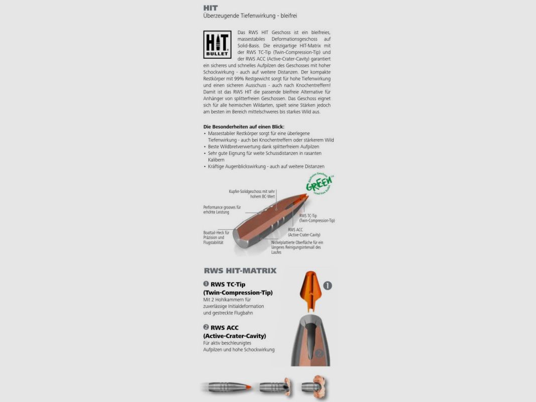RWS 7 mm Rem Mag HIT 9.1 g, Bild 4 von 4
