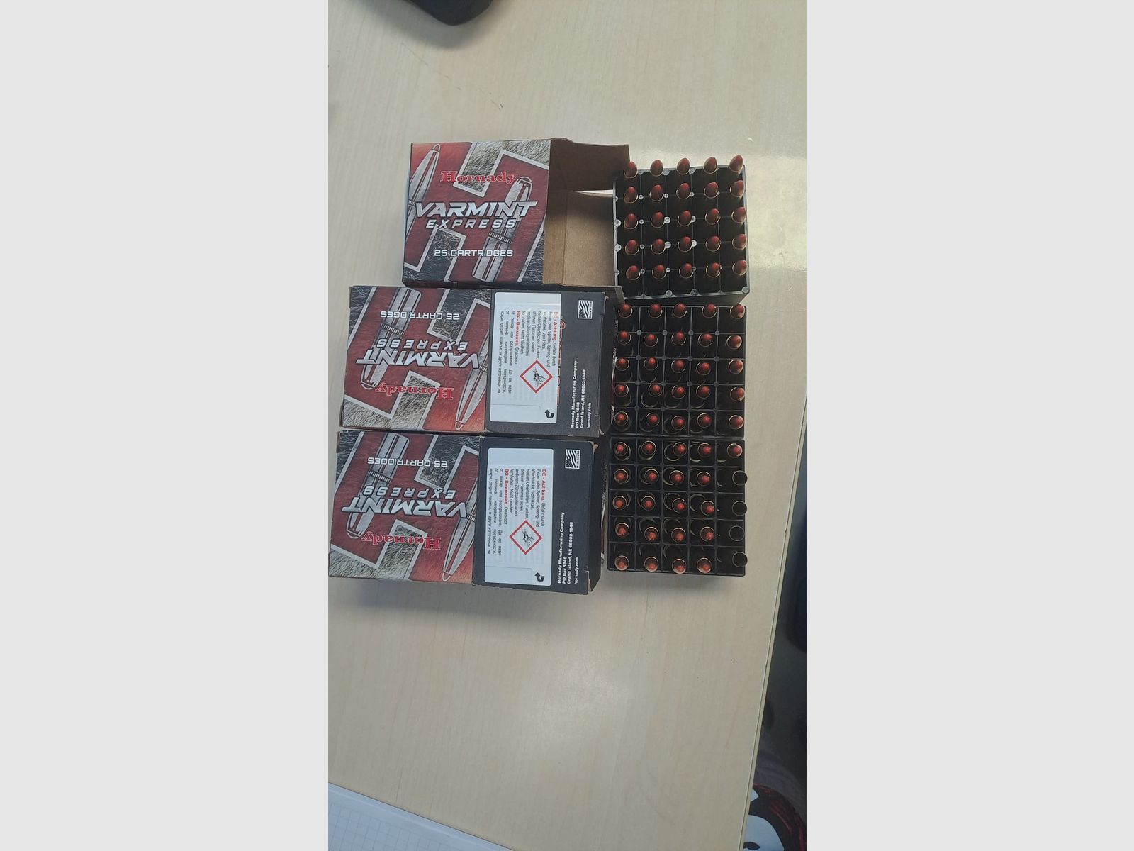 Hornady .22 Hornet V-Max 2,3g/35grs. 71 Schuss 