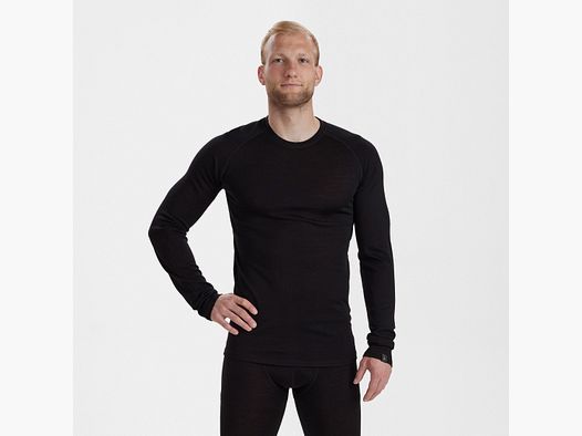 Quinn Merino-Unterhemd - Black Oak – Größe: 2XL