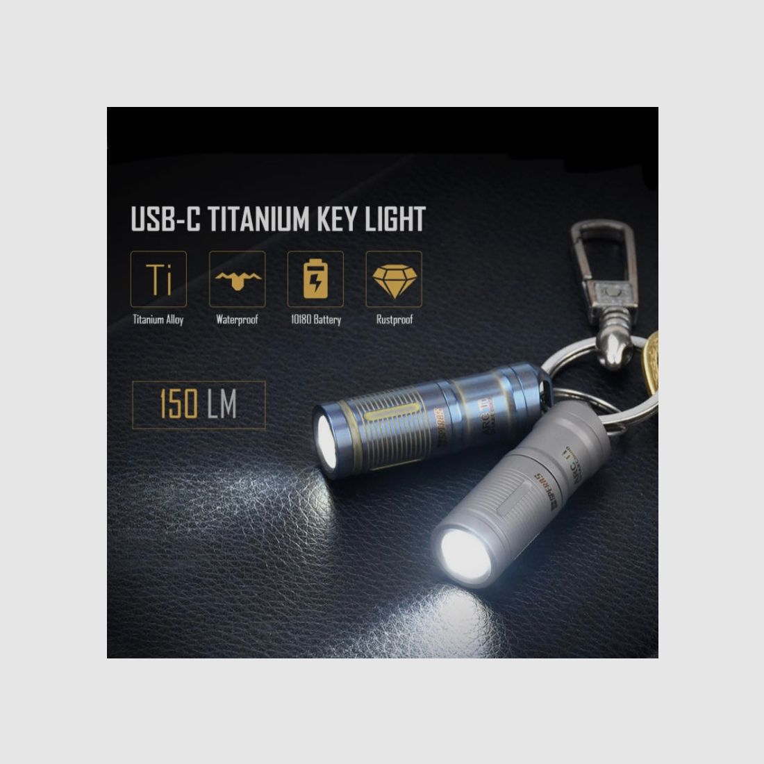 Mini-Taschenlampe Speras ARC-Ti (150 Lumen), Bild 1 von 2