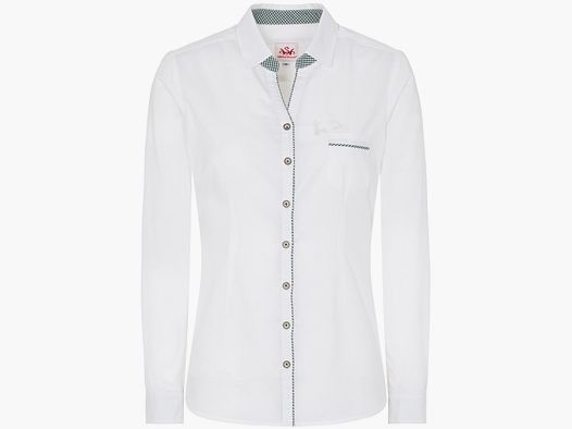 SPIETH & WENSKY Blouse Polenta blanche/verte
