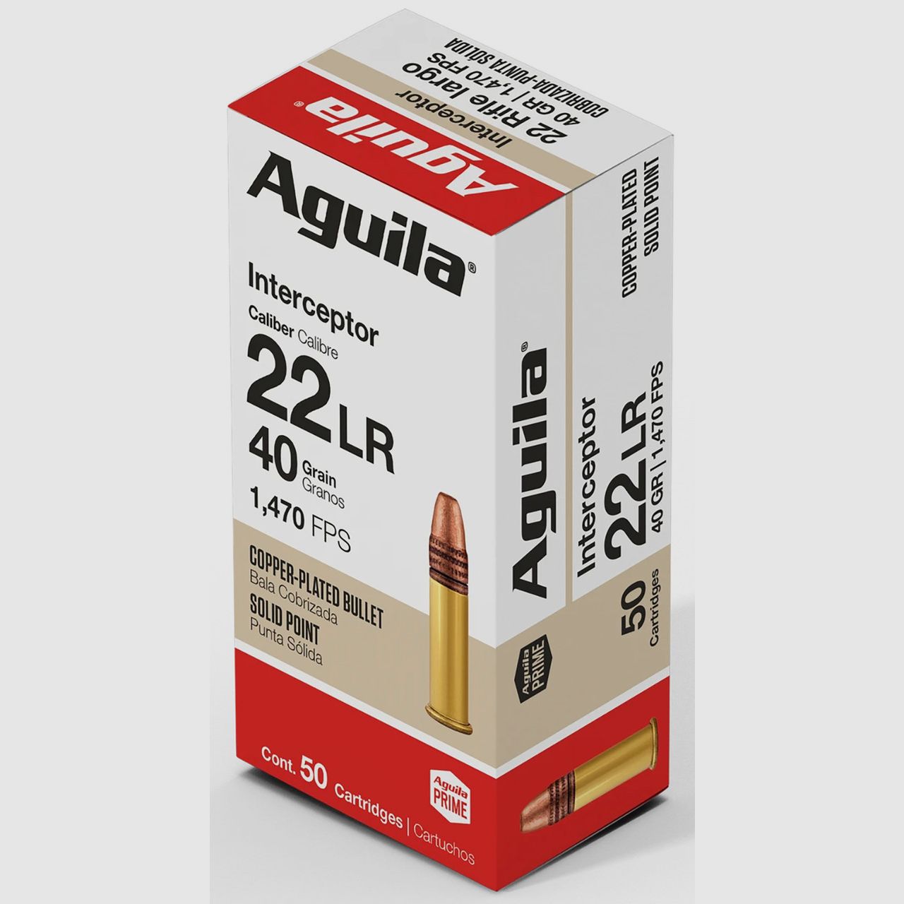 AGUILA 22 LR Interceptor SP 40 Grain (PACKUNG MIT 50), Bild 1 von 2