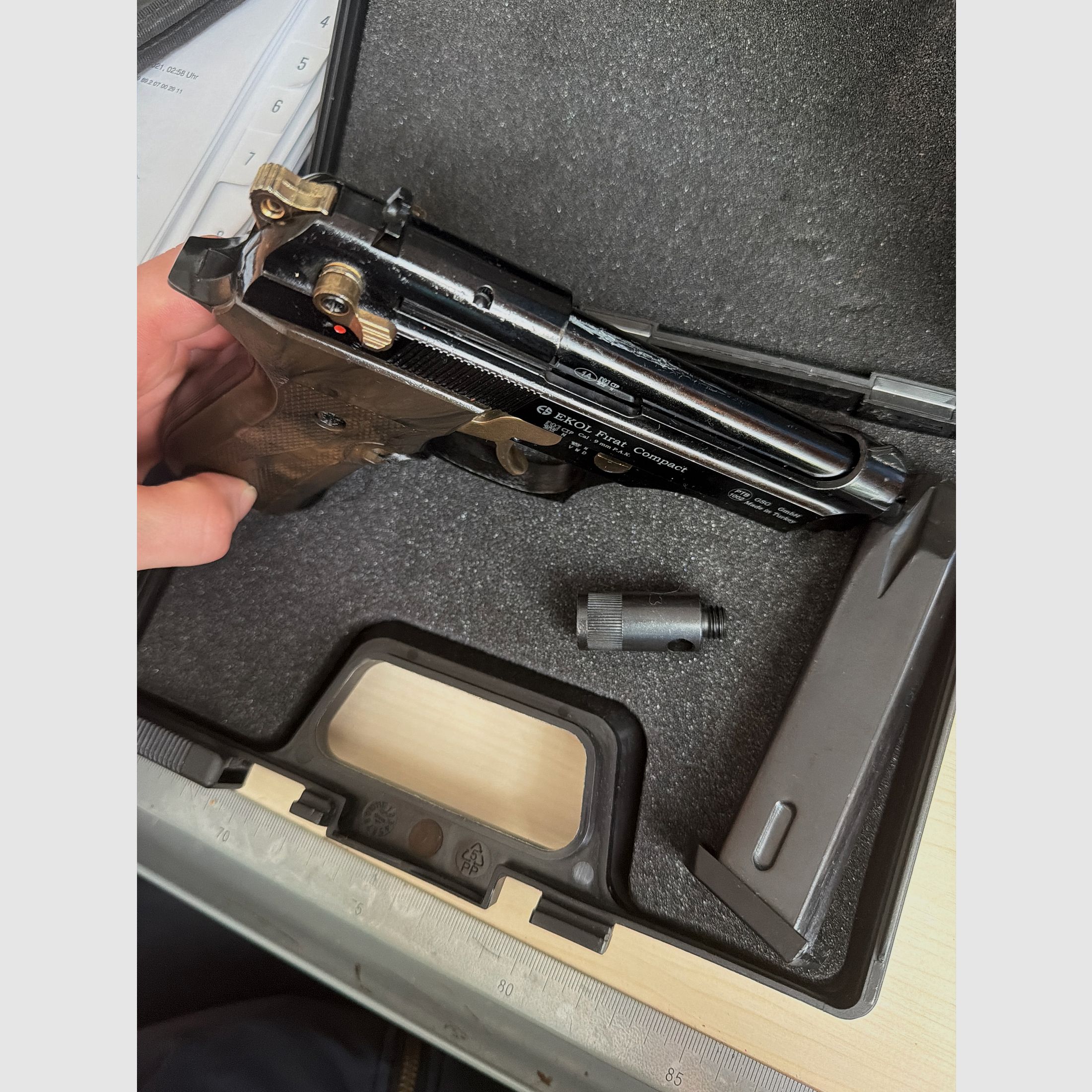 EKOL Compact Schwarz Gold