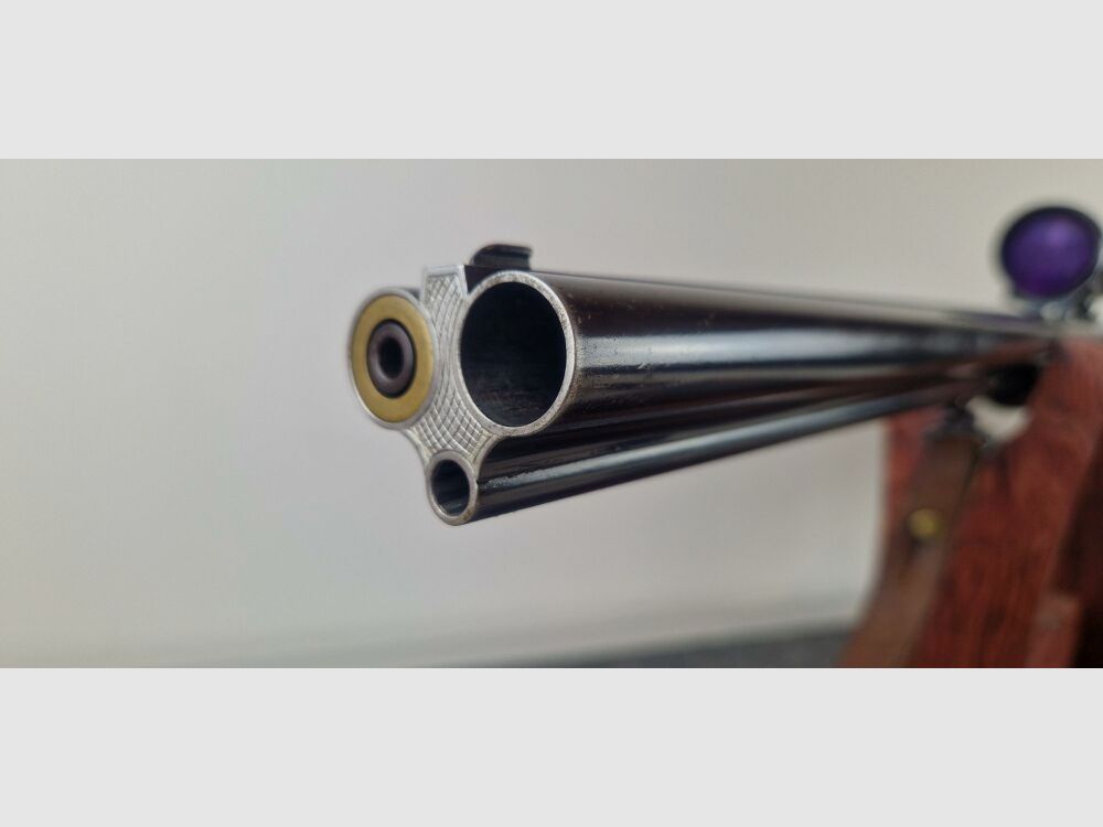 Heym Mod. 37B Deluxe - 7x65R; 12/70 mit Einstecklauf - selten!!!