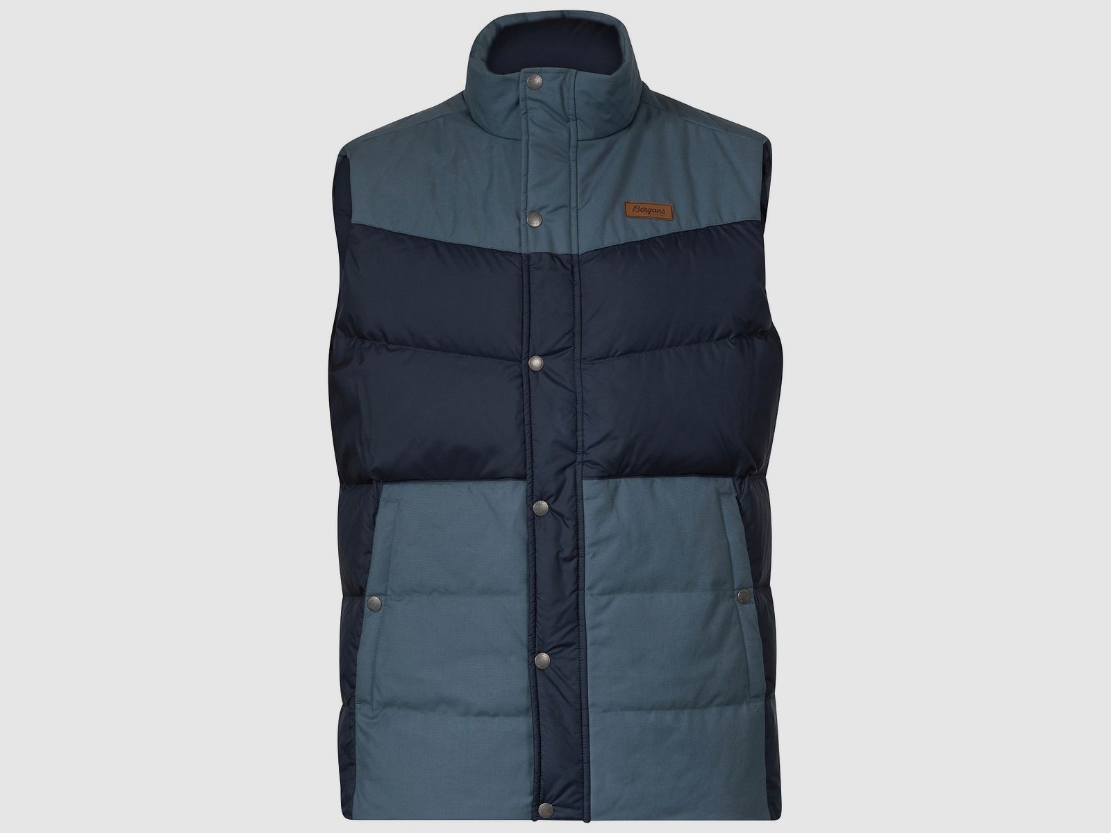 Chaleco de Plumas Outdoor Bergans Nordmarka Hombre Azul Marino/Azul Orion XL