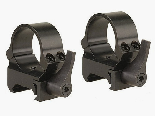 Leupold QRW anelli 25,4 mm medi lucidi neri