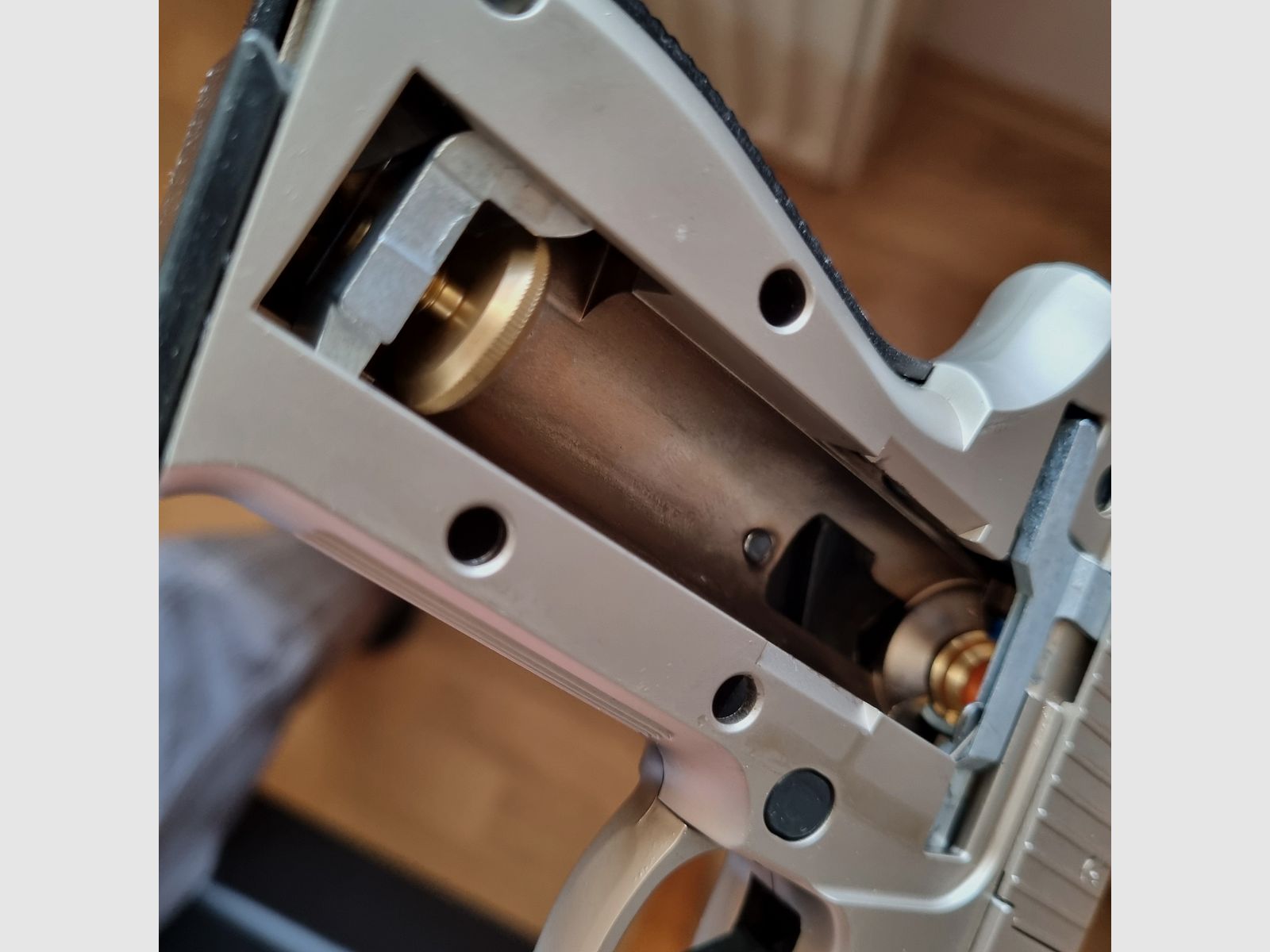 RWS Mod. C225, vernickelt, CO2, alte Ausführung, Kauf v.11.03.2006