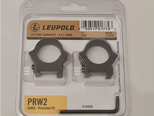 Leupold PRW2 Montage 1Zoll 25,4mm Low Ringe Picatinny