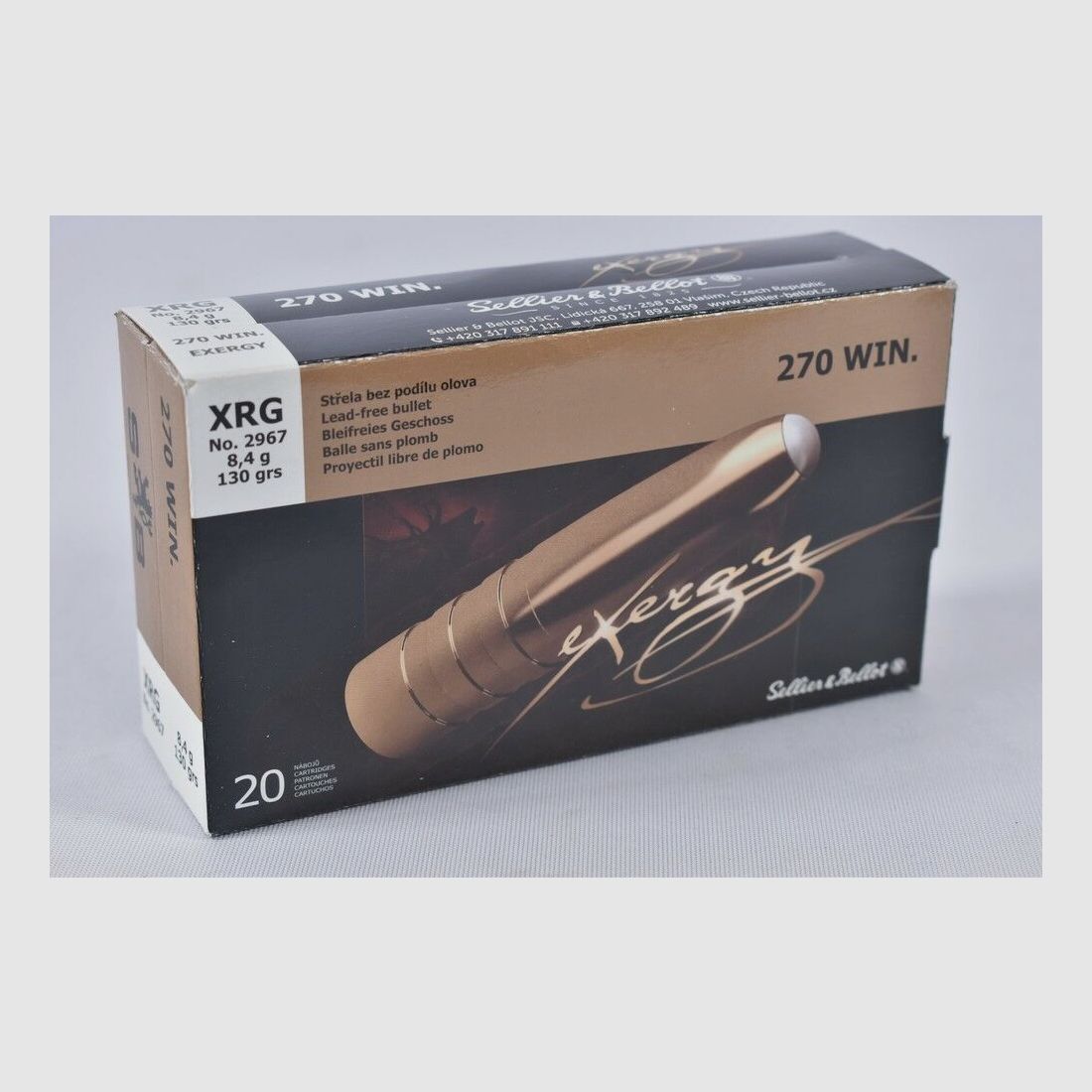 Sellier & Bellot 130grs XRG 20STK