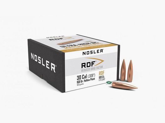 NOSLER pociski RDF kal.308 gr.168 HP 100szt .53182