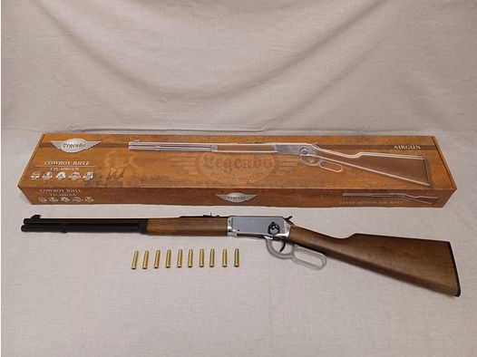 Legends Cowboy Rifle / chrome / 4,5 mm BB / CO2 / Gewehr / OVP (146)