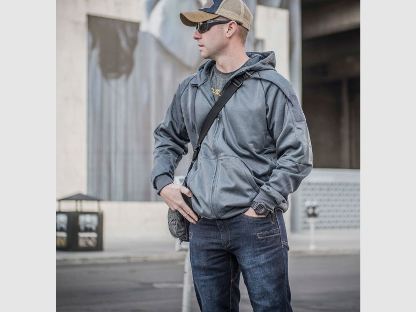 HELIKON-TEX GREYMAN TACTICAL JEANS® - DENIM MID DARK BLUE SLIM FIT