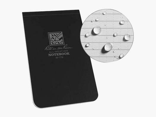 Rite in the Rain Memo Blok zwart Nr. 778