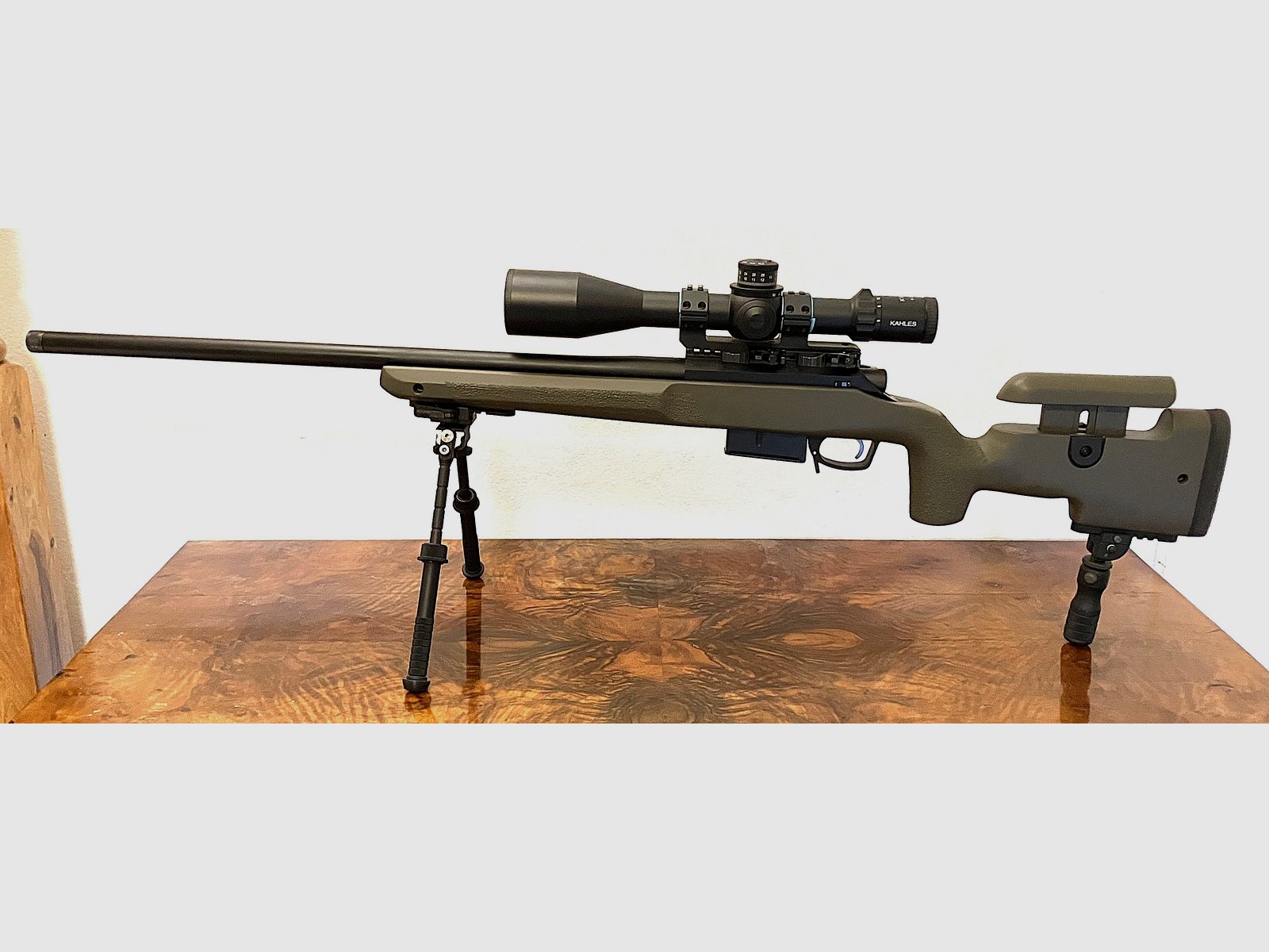 PSG Valkyrie in .308 Win including Kahles 624i 6-24x56 scope and accessories.