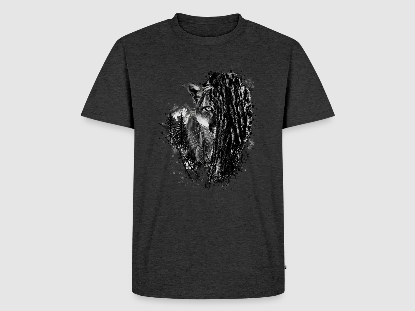 PUMA Heren Premium T-Shirt "Lauerende Puma", afbeelding 7 van 37