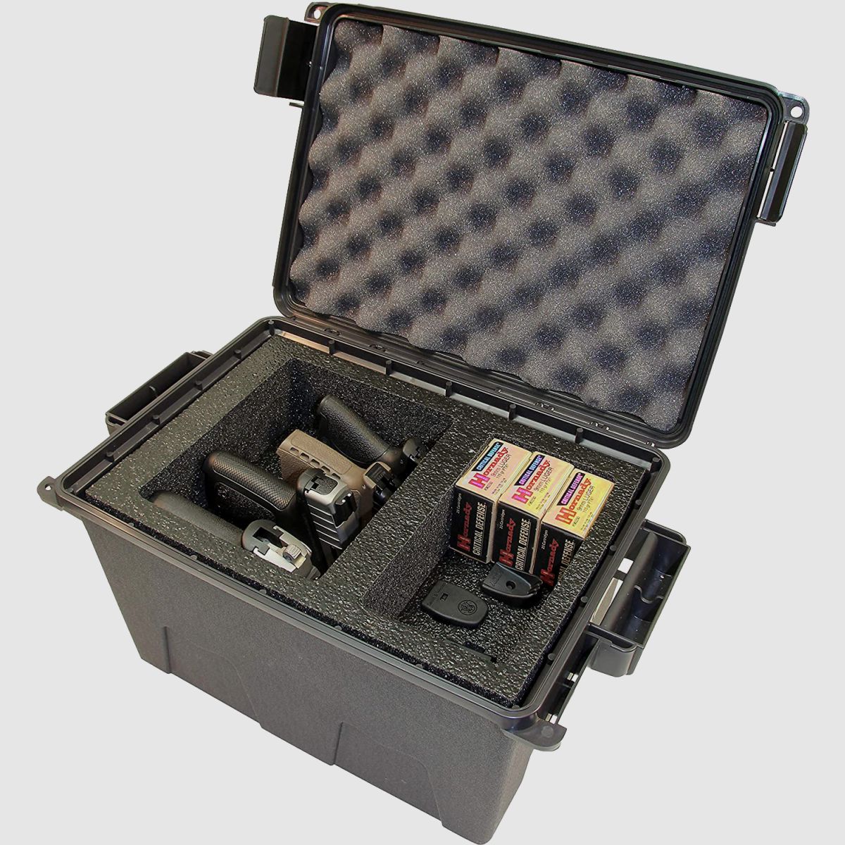 MTM Transportkiste für Pistolen TPC4 dunkelgrau