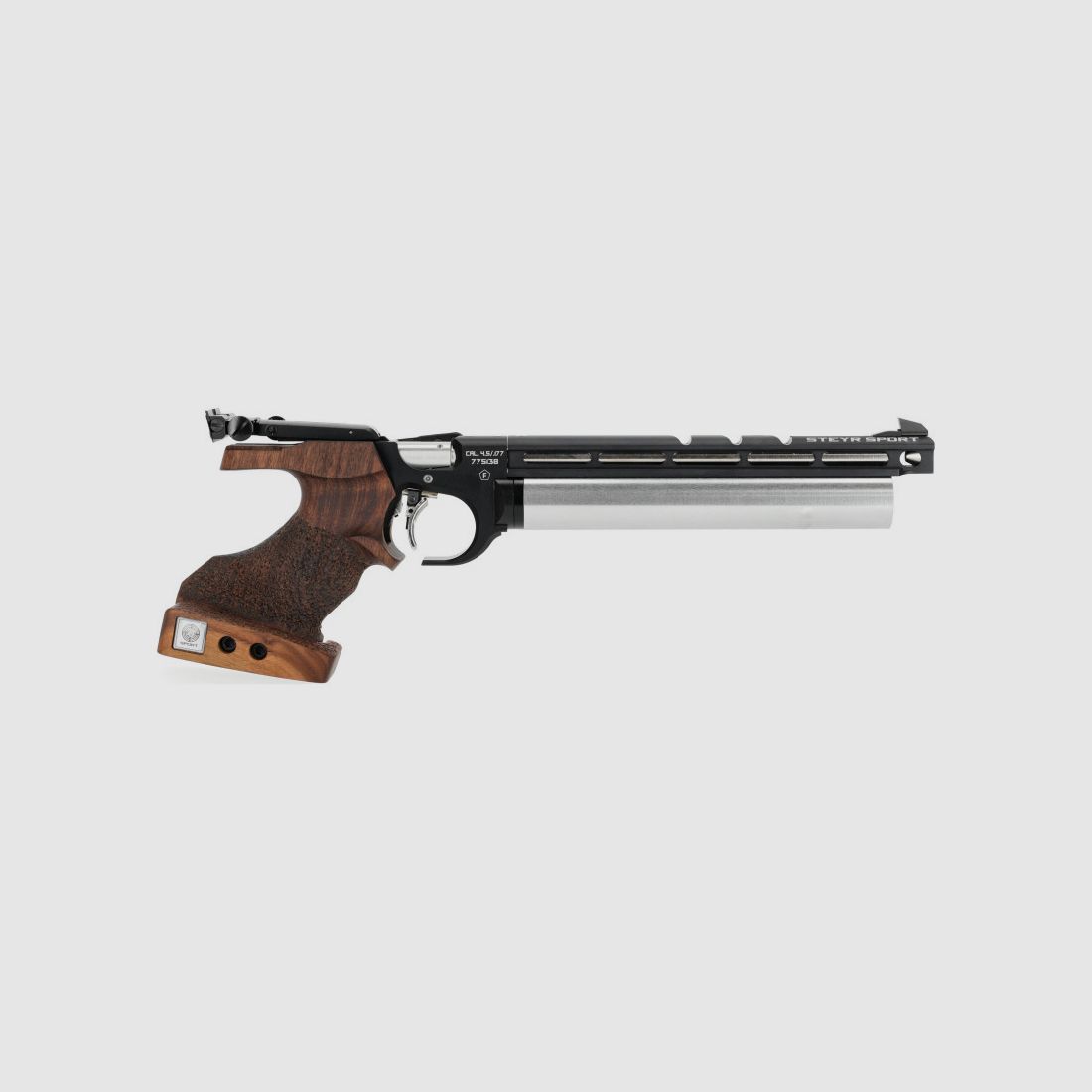 Evo10 Pistool 4,5mm Zwart Zilver Steyr Sport, afbeelding 2 van 2