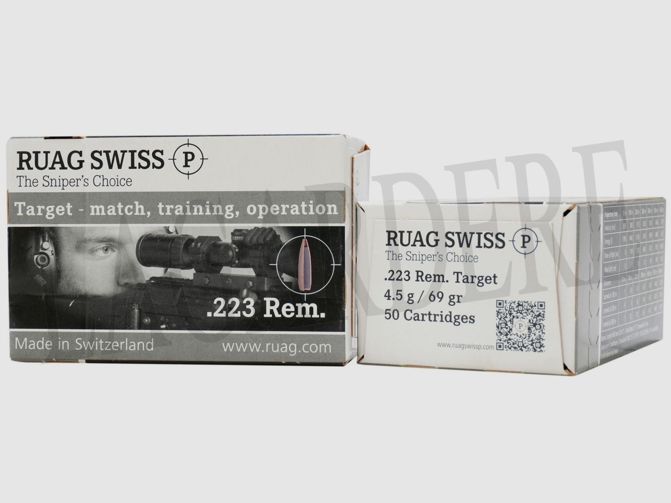 RUAG-SWISSP DEFENCE SWISS P. TARGET HPBT 69 GRS (Patrone mit Geschoss)
