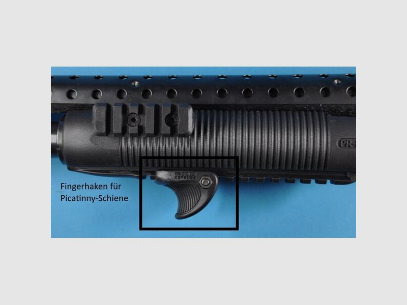 Taktische Fingerauflage für Picatinny-Schiene (Set = 2 Stück)