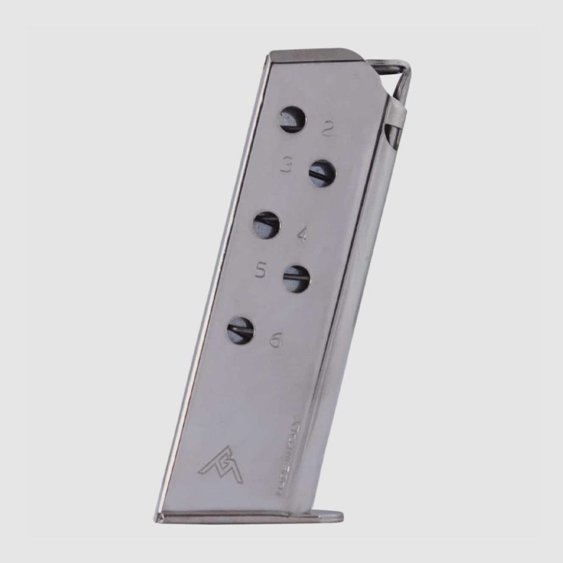 WALTHER PPK 7rd Nickel Magazine .380ACP Standard Floorplate